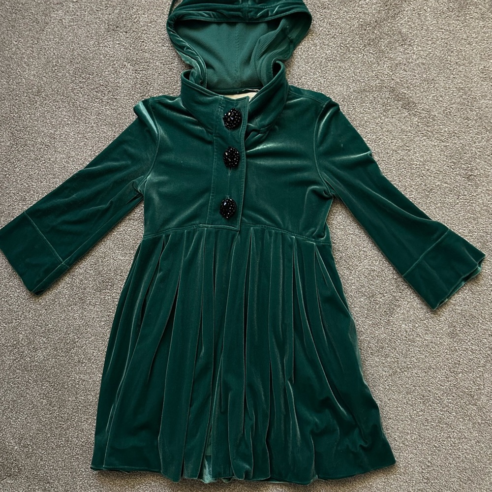 Free People Velvet Babydoll Hoodie
